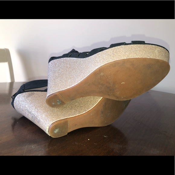 ELLE glitter wedges - Picture 3 of 3